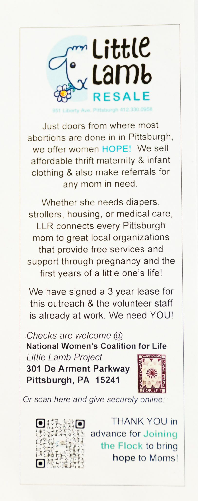 Information about Little Lambs Resale in Pittsburgh, PA