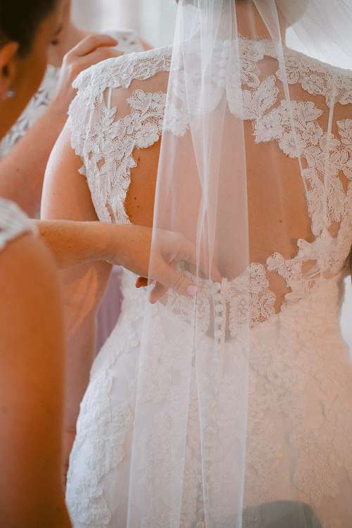 Bride Getting Ready
