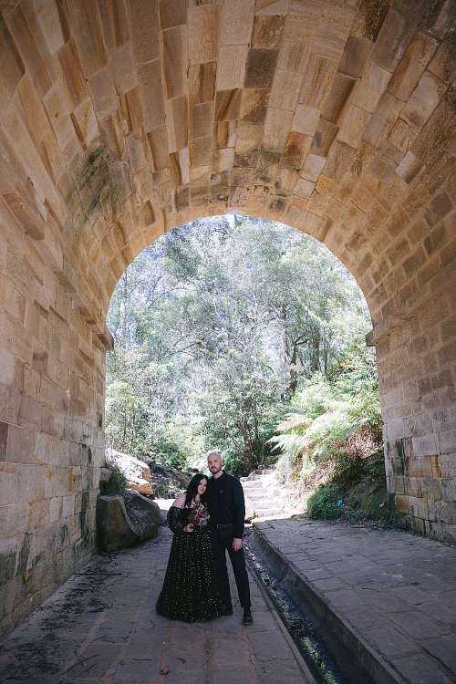 Sydney Elopement at Lennox Bridge, Blue Mountains