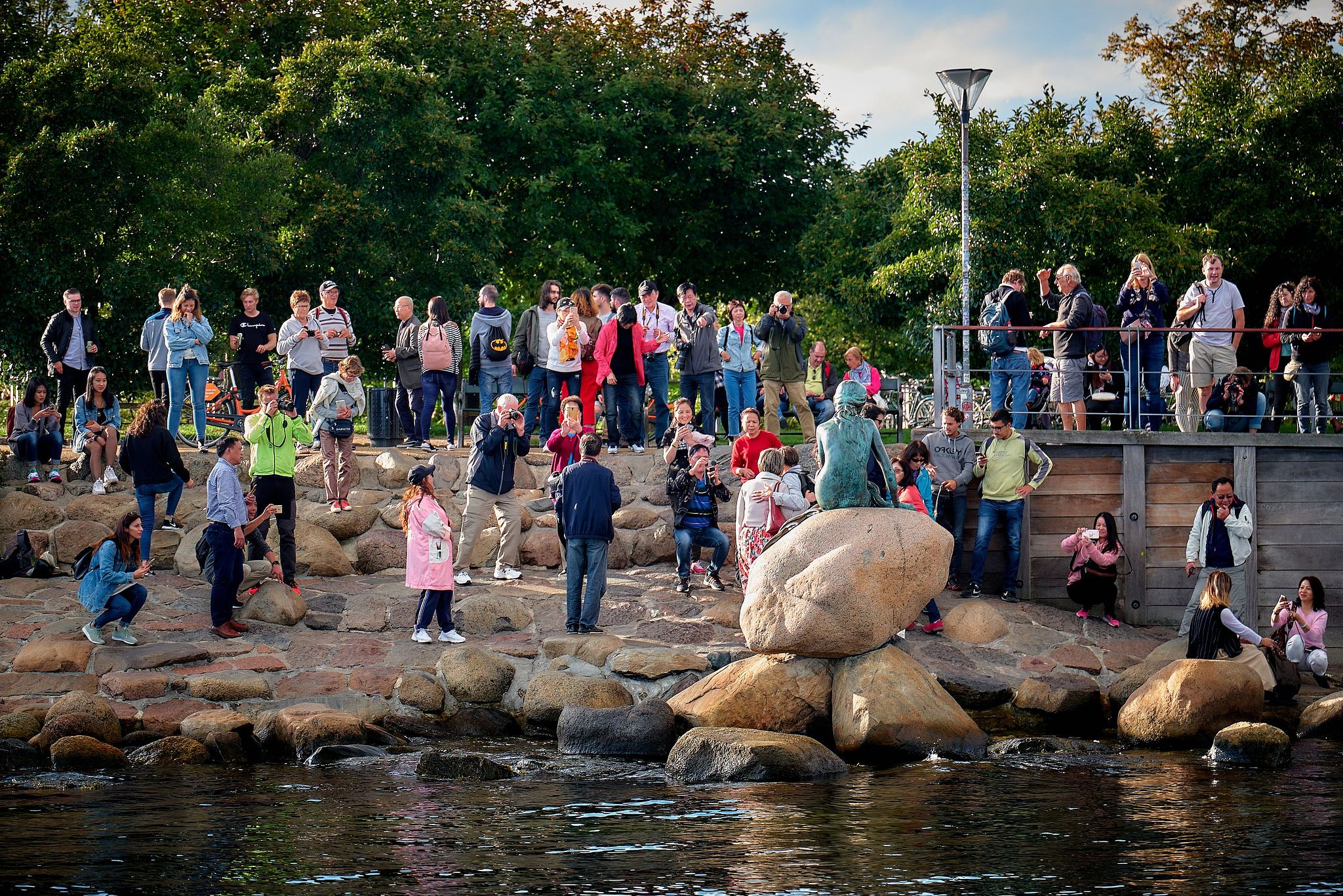 Tourists Become the Attraction - Copenhagen, Denmark