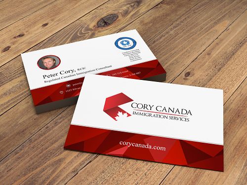 Cory Canada Immigration Services Business Card
