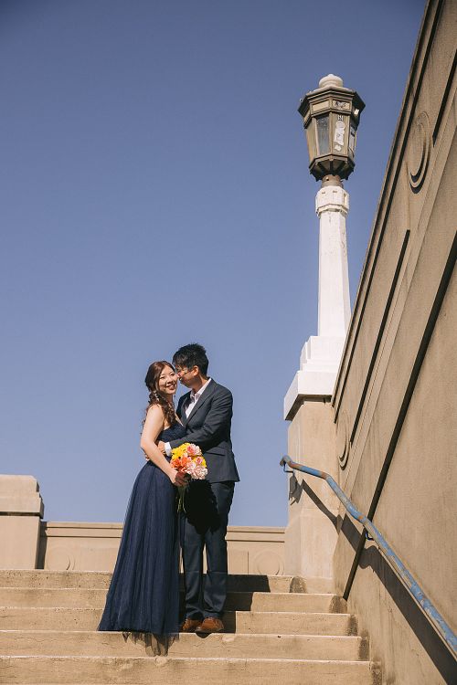 Engagement photo at Harbour Bridge