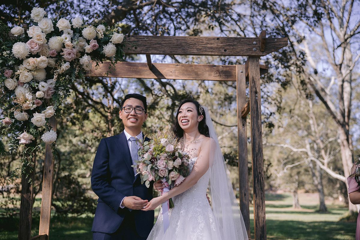 Wedding Ceremony at Pine Grove Centennial Park