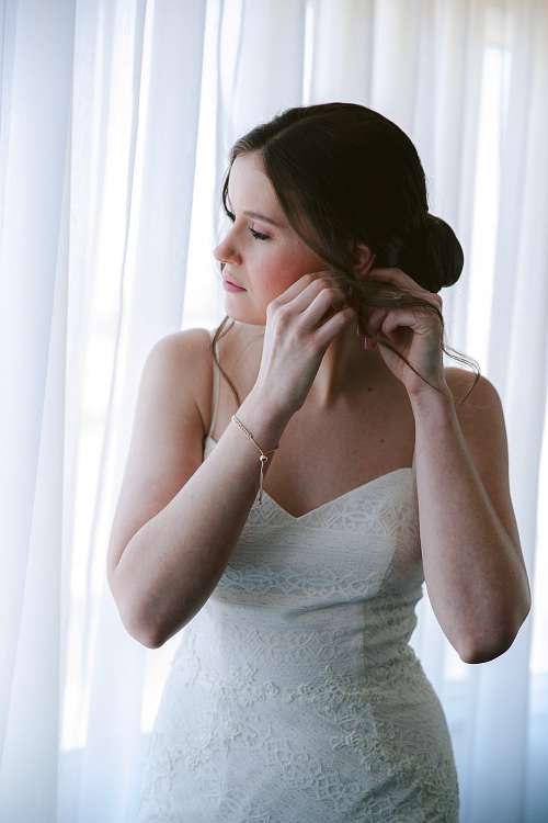 Bride Getting Ready