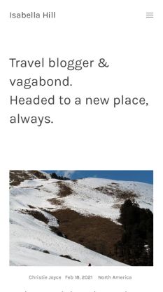 Temas de site de portfólio