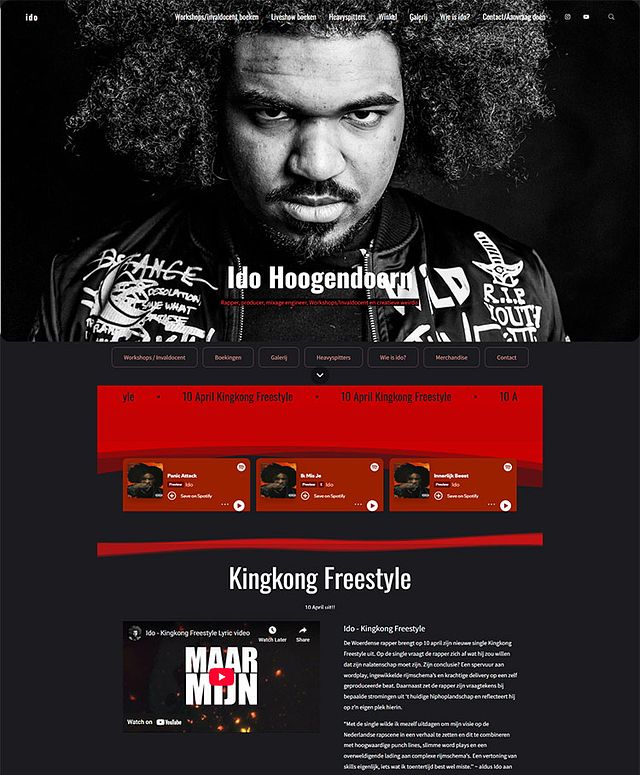 Przykłady witryn internetowych Ido Portfolio