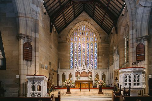 Church Wedding Ceremony at St Philip's Anglican Church