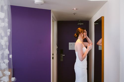 Bride Getting Ready