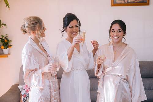 Bride Getting Ready