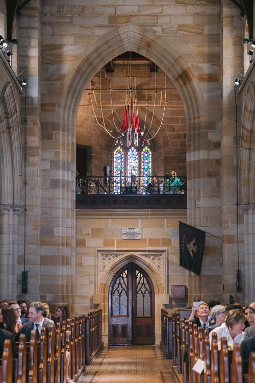 Church Wedding Ceremony at St Philip's Anglican Church