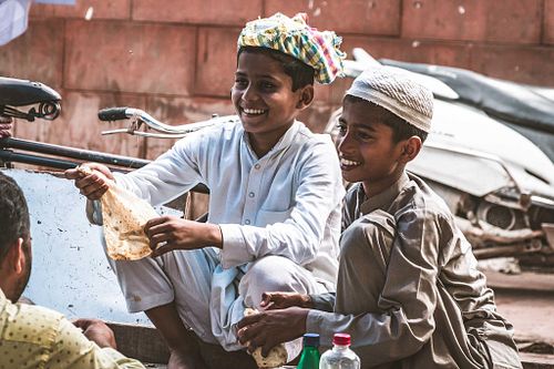 children, boys, islamic children, food, thought for food,