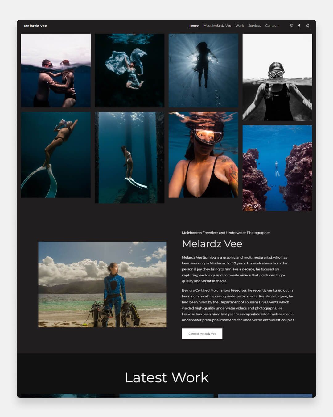 website van Meraldz Vee Sumiog