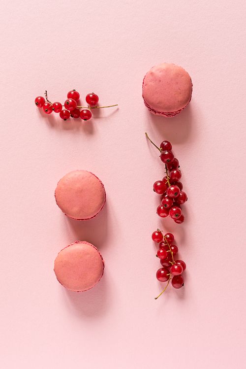 Pink macaroons