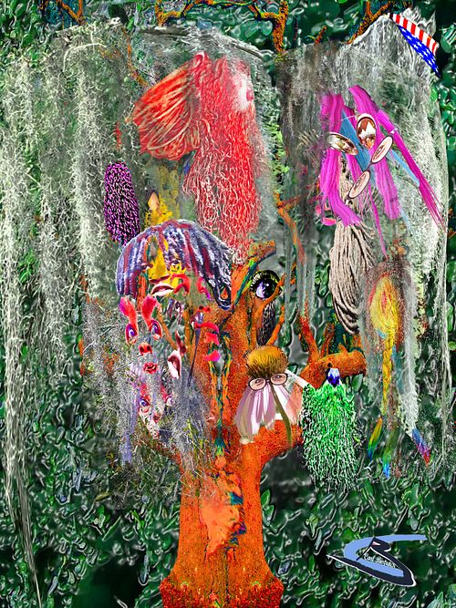 Spanish moss hait syle