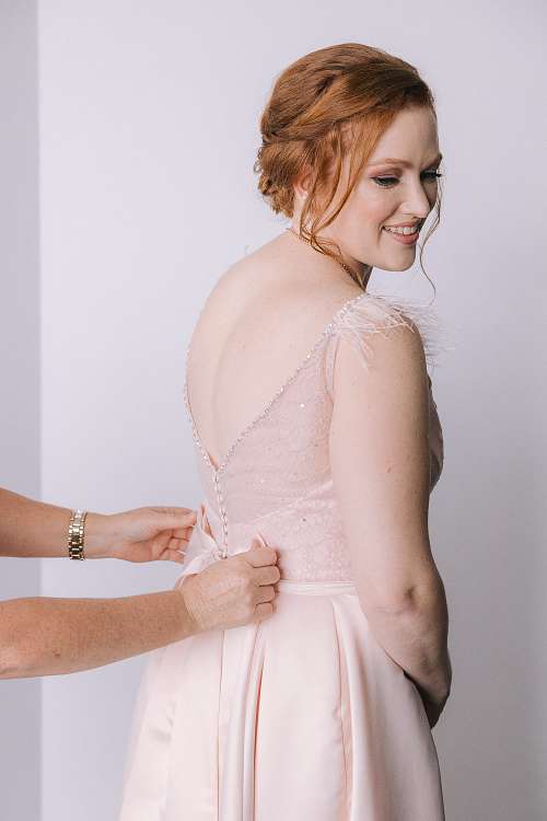 Bride Getting Ready