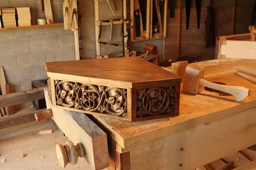 shelf for St. Joseph statue for the Dominican Sisters's Chapel in Columbus, Ohio