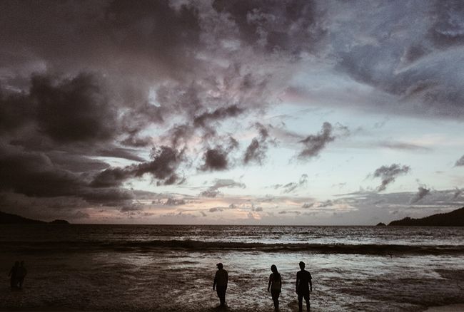 Zwart-wit strandfotografie