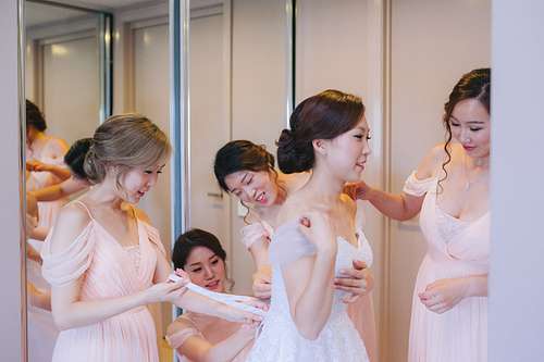 Bride Getting Ready