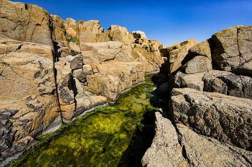 Rocky coast in Verdens Ende