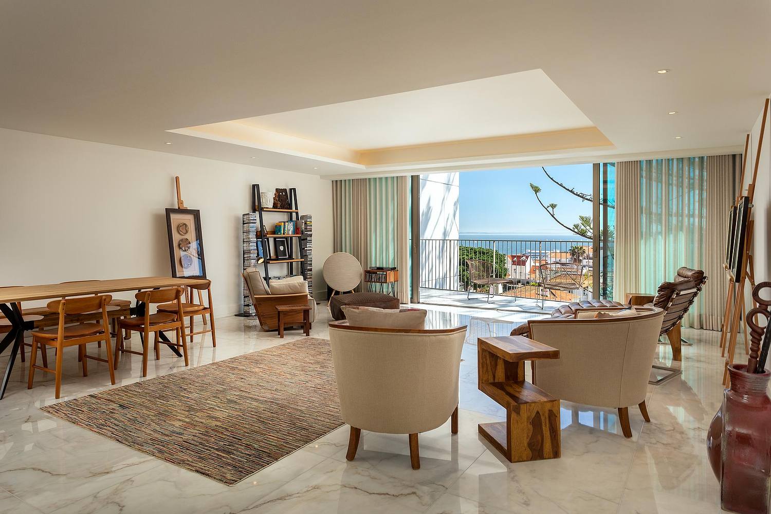 Fotografia de Sala de Luxo de Apartamento em Cascais - Fotografia Imobili&aacute;ria