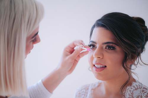 Bride Getting Ready
