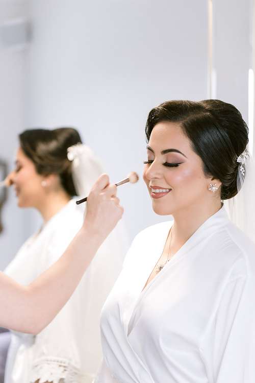 Bride Getting Ready