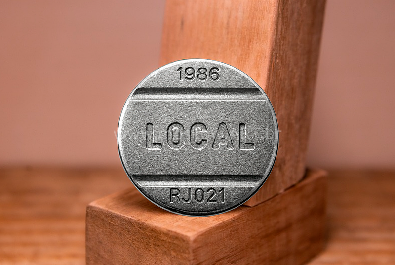 Botom e Imã "Ficha telefone"