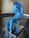 A Dappled Blue Horse, Original mini-sculpture