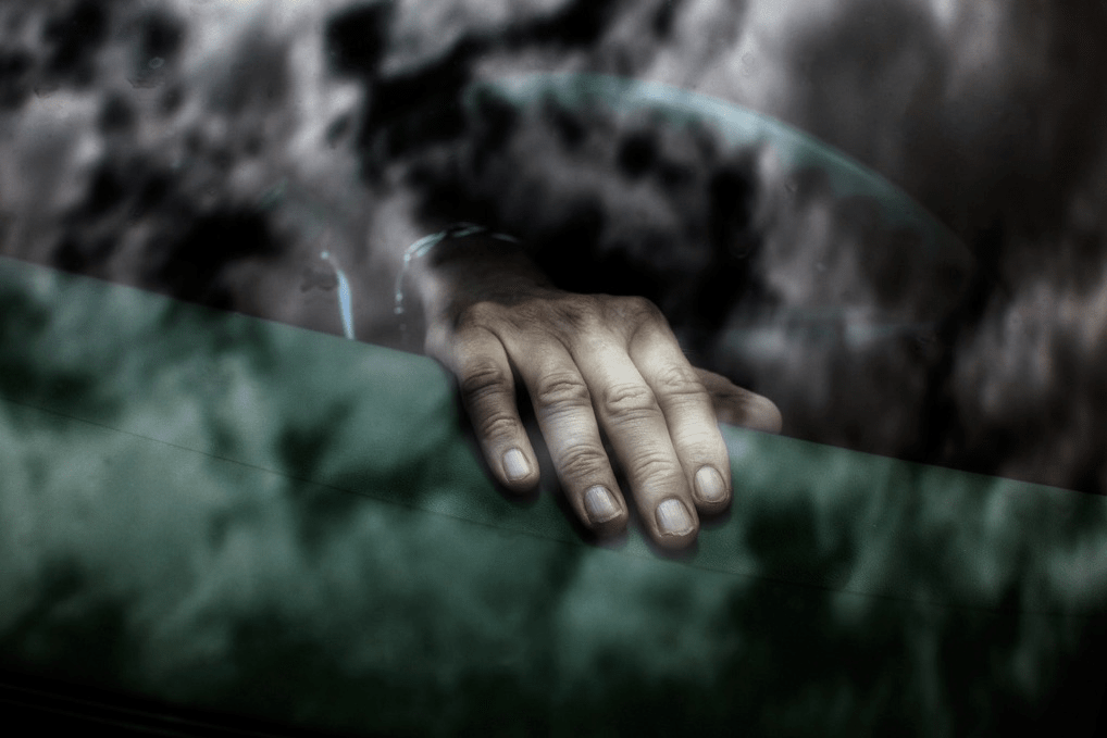 Mano nella nebbia