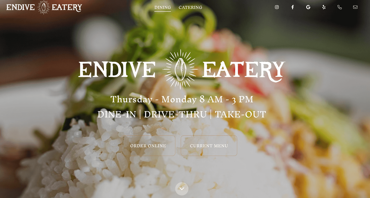 Site do Endive Eater