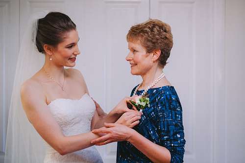 Bride Getting Ready