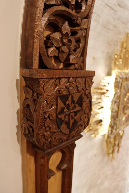 the other finished capital in place in the Sisters chapel in Columbus, Ohio