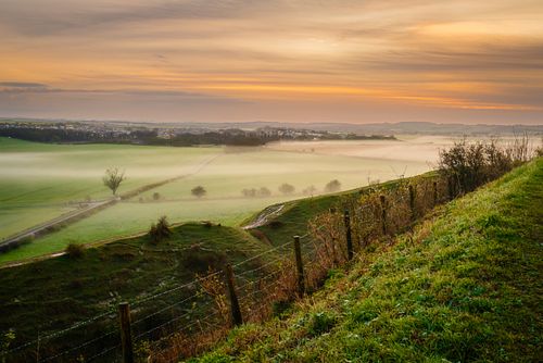 Foggy Sunrise at Old Sarum