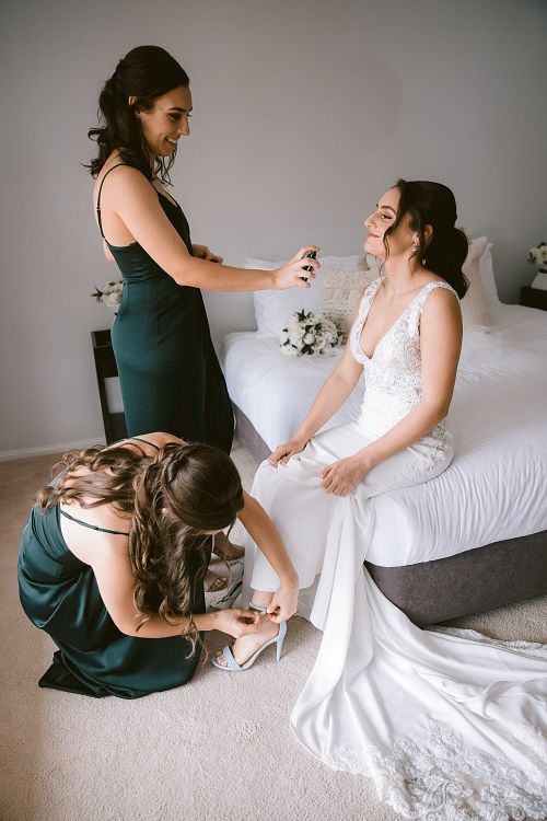 Bride Getting Ready