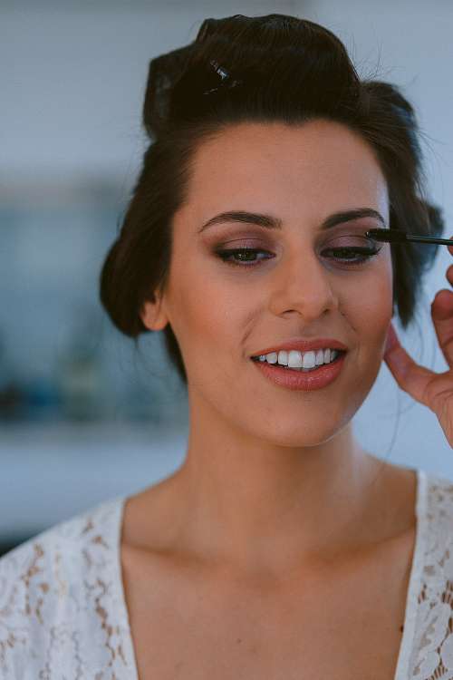 Bride Getting Ready