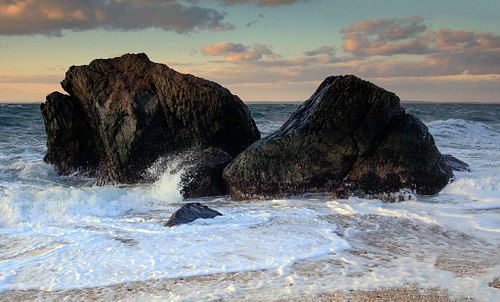 Relentless surf.