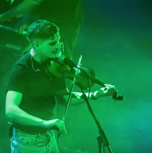 Elephant Sessions fiddler Euan Smillie.