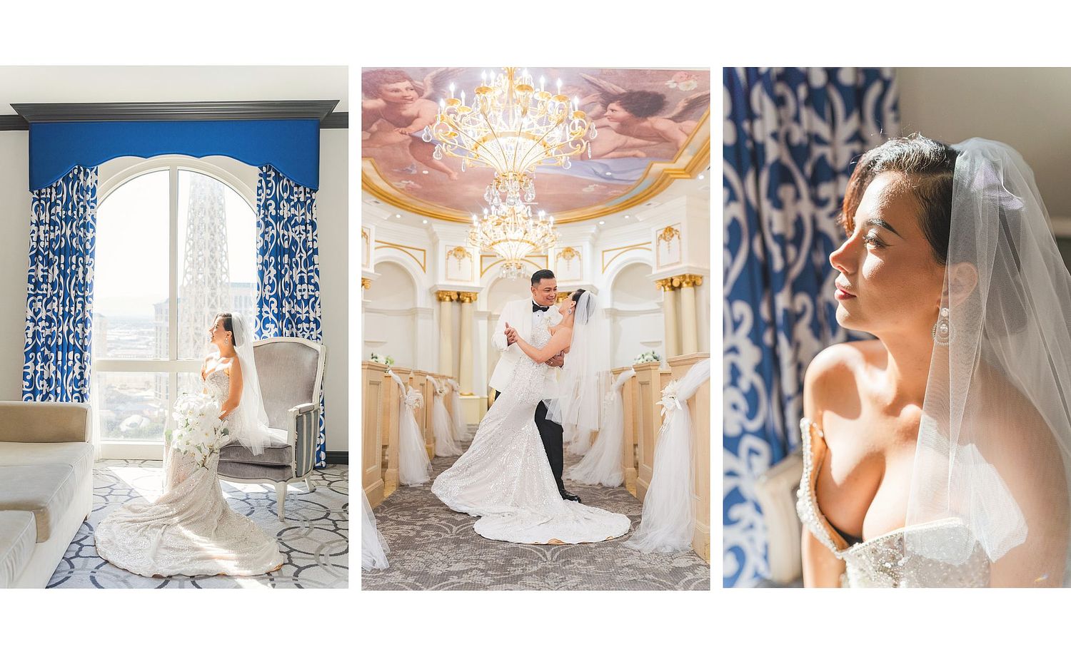 Wedding at La Chapelle Royale at Parsis Hotel, Las Vegas Nevada