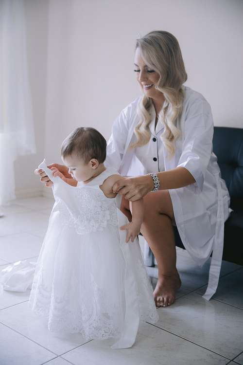 Bride Getting Ready
