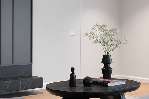 Close-up of minimalist design detail highlighting craftsmanship – Columna project