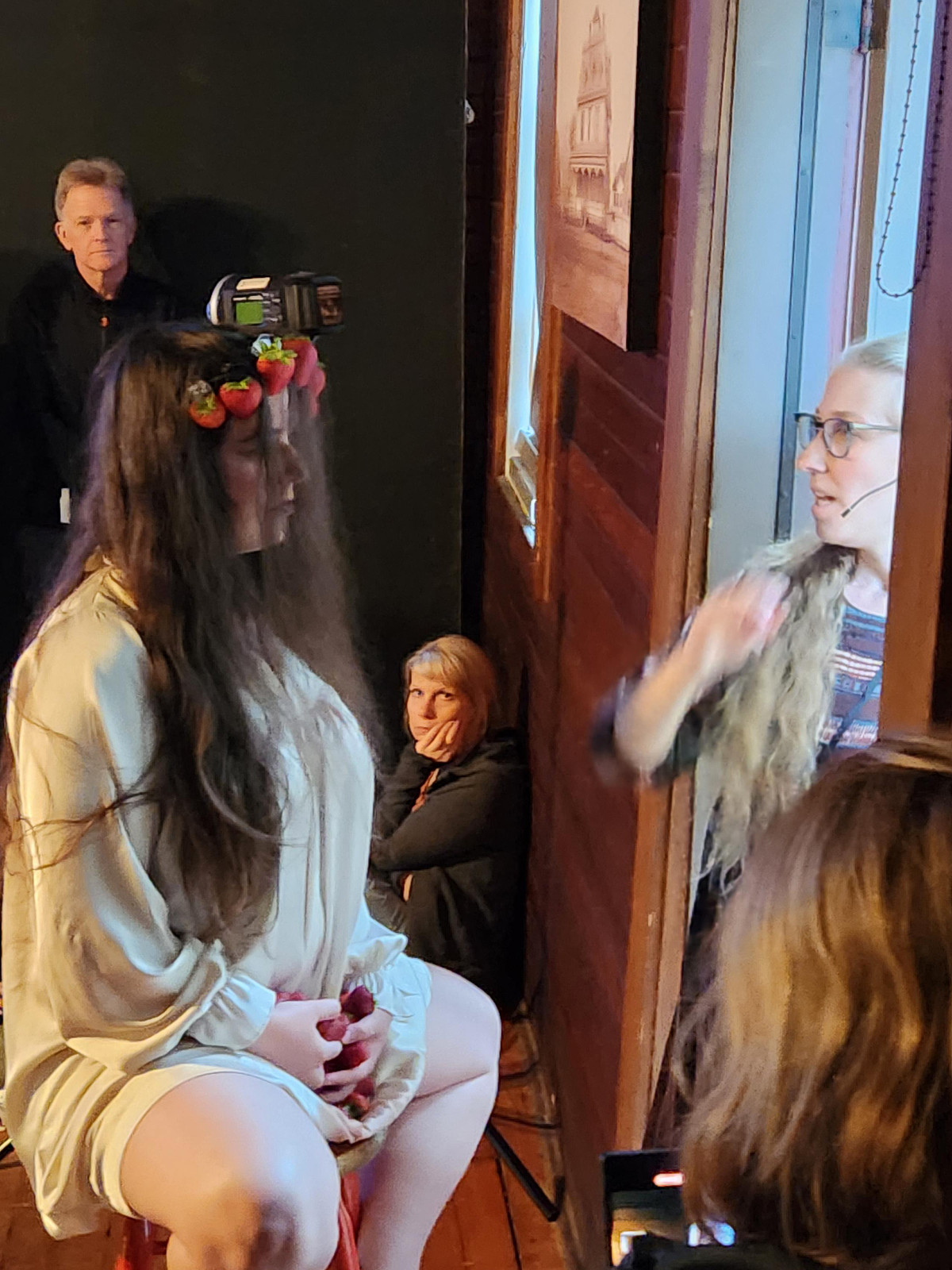 Brooke Shaden creating a symbolic portrait in a live demonstration.
