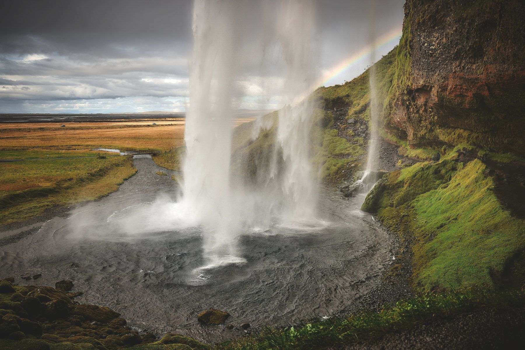 Falling From the Sky - Seljalandsfoss, Iceland