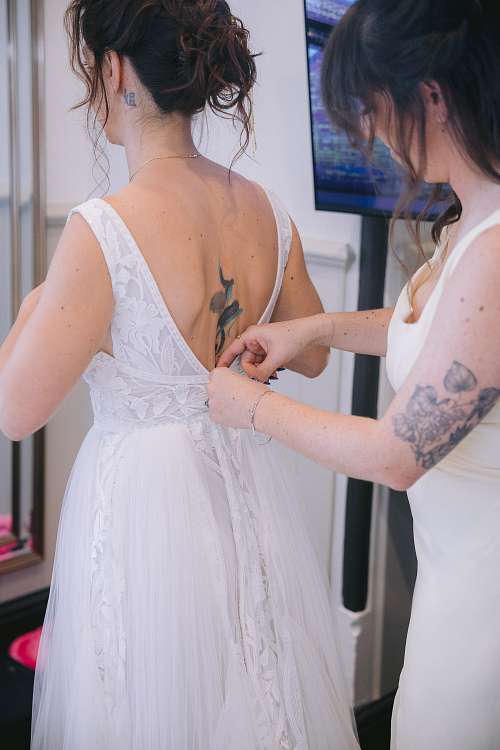 Bride Getting Ready