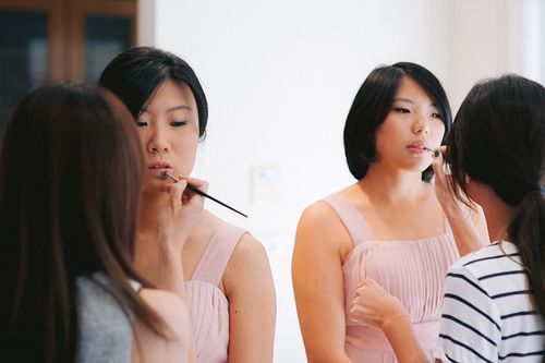 Bride Getting Ready