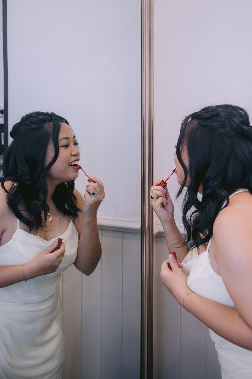 Bride Getting Ready