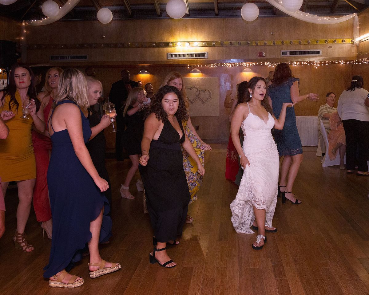 wedding reception natural light documentation at Golden Sands, Ocean City