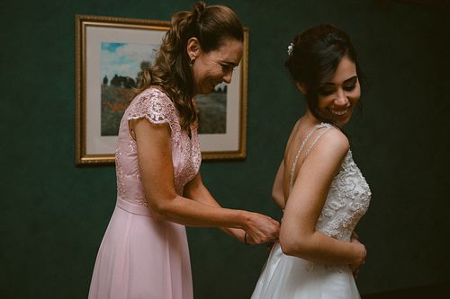Bride Getting Ready