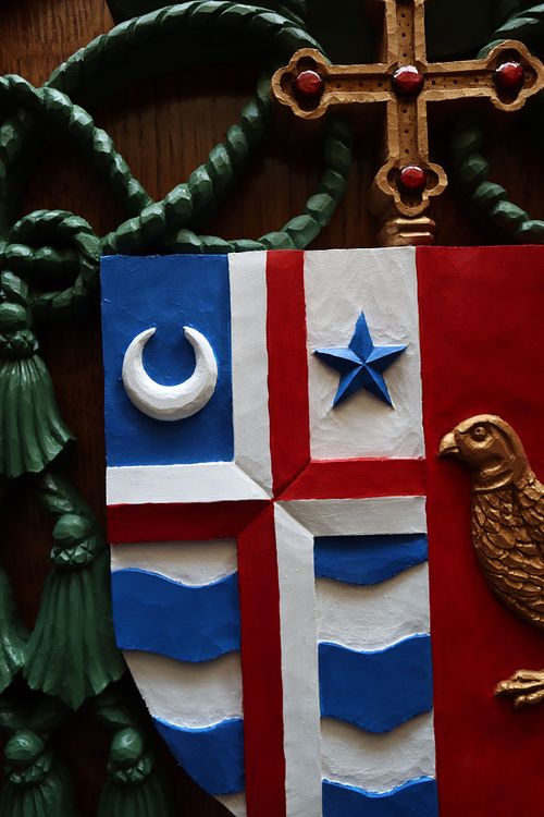 Diocese of Jefferson City Missouri coat of arms detail