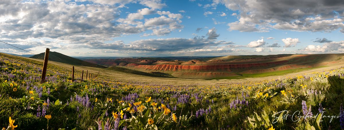 Sunset over Red Canyon
