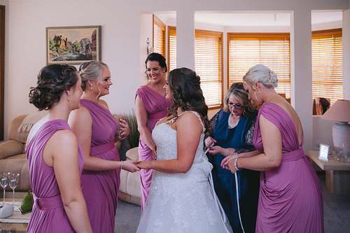 Bride Getting Ready